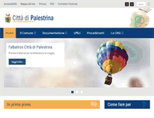 Tablet Screenshot of comune.palestrina.rm.it